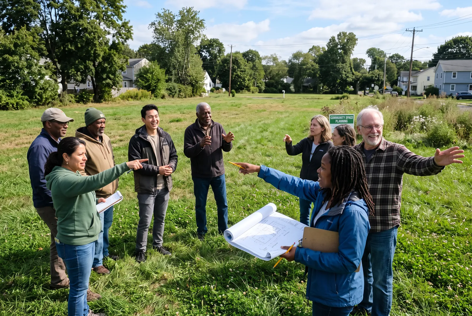 Planning a greener gathering place.